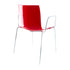 Catifa 46 0251 Armchair Bicolored Frame Chrome